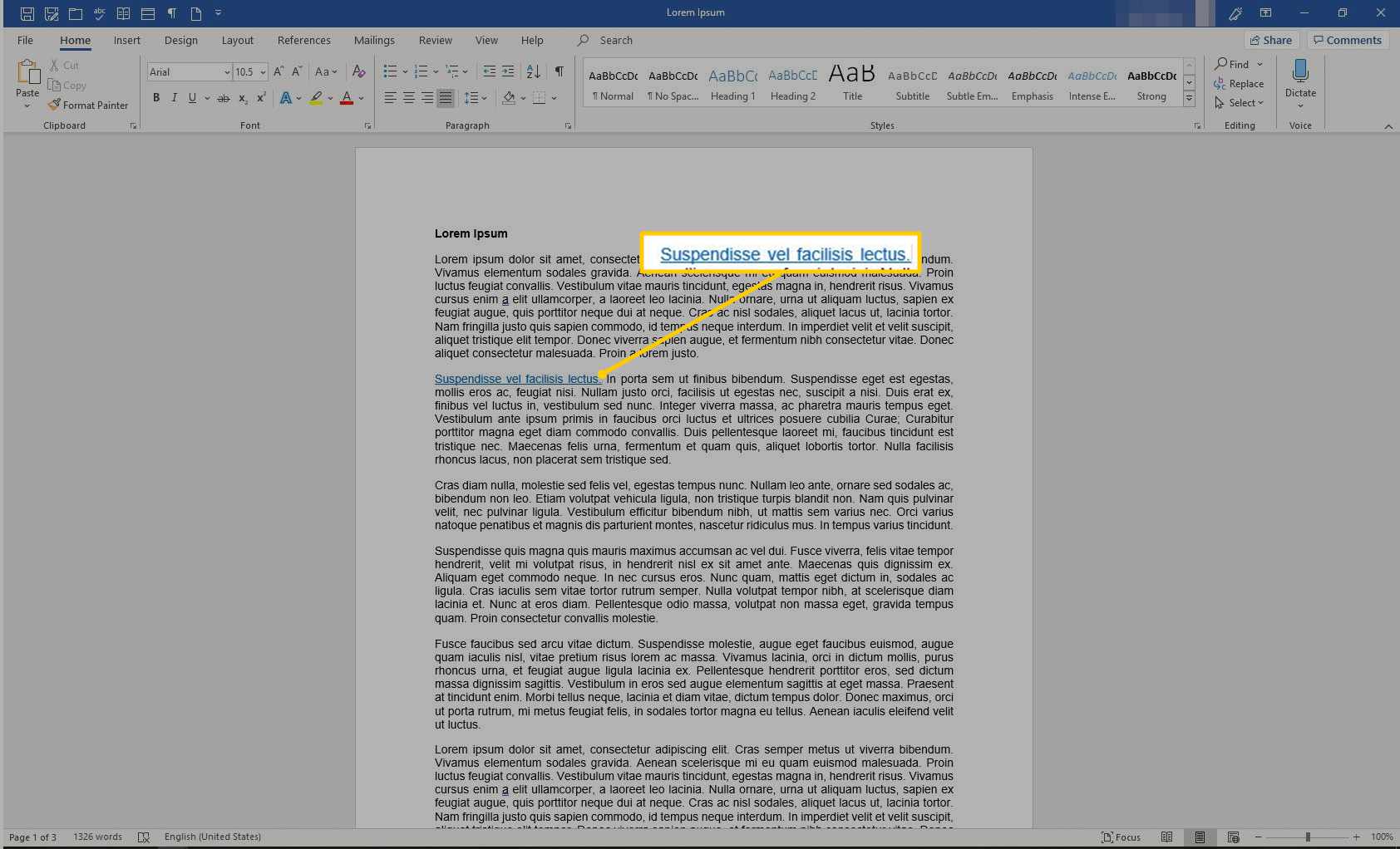remove hyperlink in word references on macbook